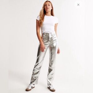 Abercrombie 90s straight Ultra High Rise Pants